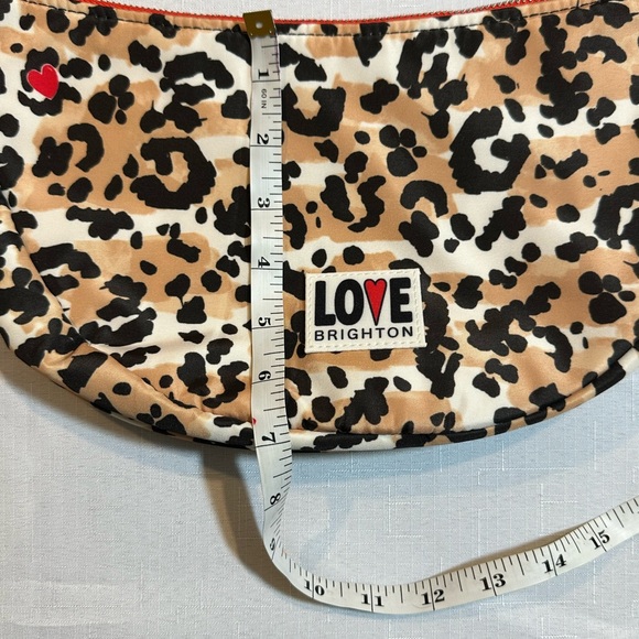 Brighton Spotted Love Swing Bag - Love Brighton Tag - Leopard Print - NWT - Picture 15 of 16